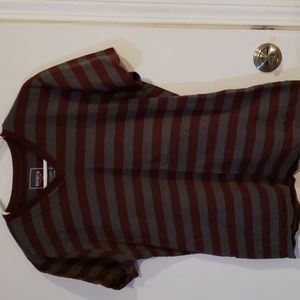 Dikotomy Men''s Striped T-shirt Size L